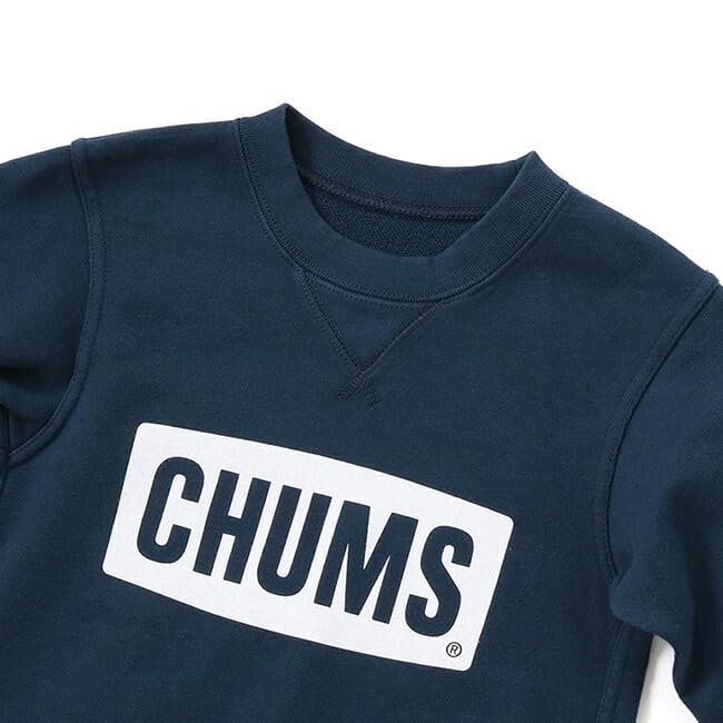 Толстовка с логотипом Crew Top LP Kids Black [Chums] Детская