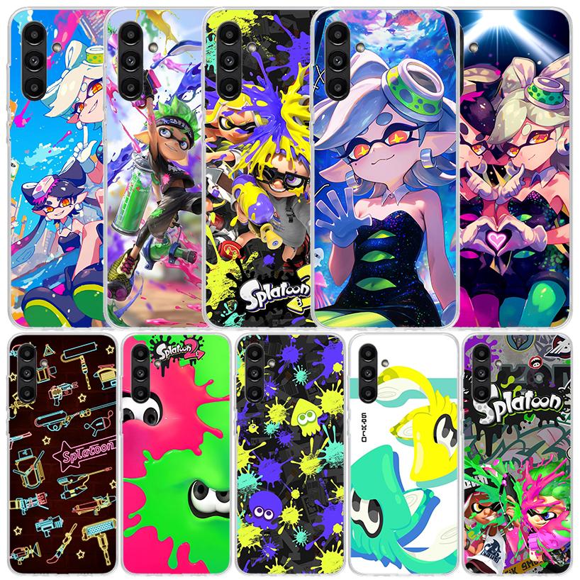 Game S-Splatoons Cover for Samsung Galaxy A17 A37 A57 A16 A26 A36 A56 A15 A14 A55 Phone Case A13 A53 A25 A35 A24 A34 A23 A33 Gal