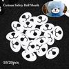 Игрушки Кукольные аксессуары Животное Кукольный нос Кукольный нос Мультфильм Безопасные глаза Медвежий рот Глаза куклы Кавайи