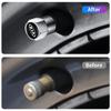 AADU1 4pcs Car Wheel Tires Valves Tyre Stem Caps For Kia Picanto Soul Rio Sportage Niro Morning Ceed Cerato