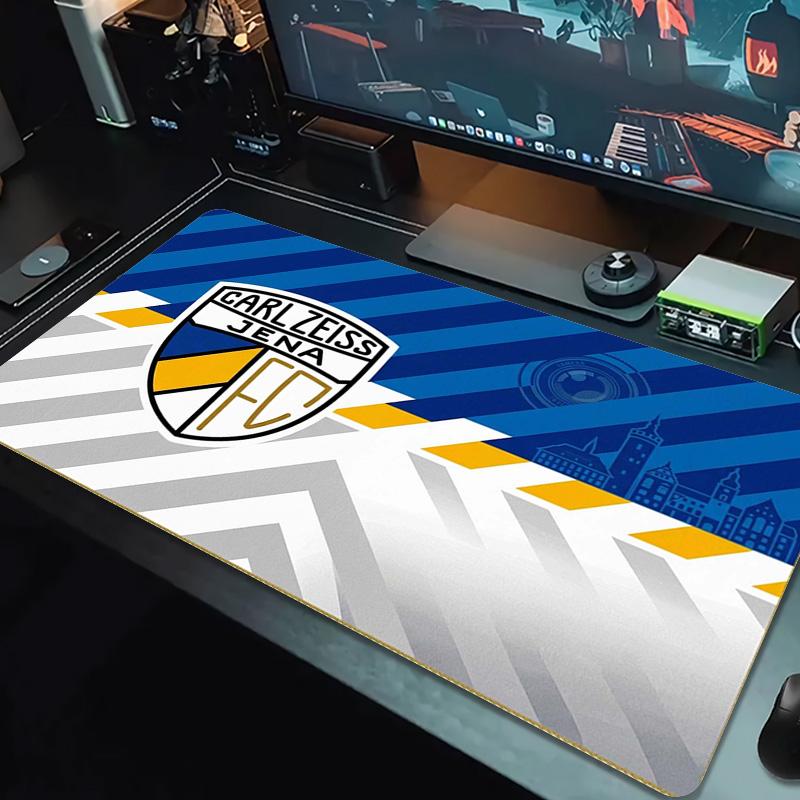 Цветная коврик для мыши FC Carl Zeiss Jena Большой игровой коврик для стола Нескользящий коврик для ноутбука и планшета XXL Коврик для мини-ПК Игровой коврик с заблокированным краем