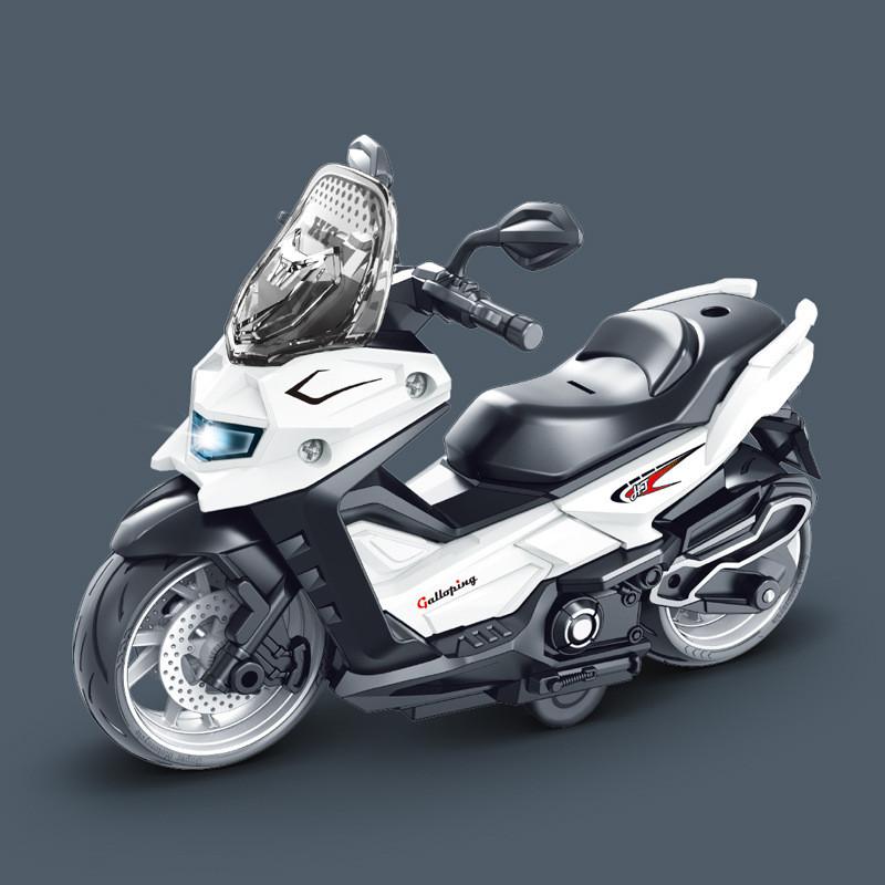 Childrens Plastic Motorcycle Model With Sound Light Music For Sensory And Motor Skills