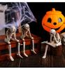 Halloween Skeleton Resin Ornaments Ghost Festival Don’t Hear Don’t See Atmosphere Skeleton Skeleton Craft