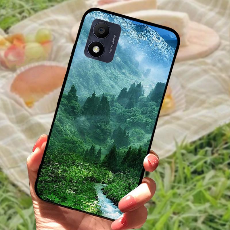 For Alcatel 1B 2022 Case 5031D 5031G Black Cases Silicone Soft TPU Phone Cover Fundas Case For Alcatel 1B 2022 5.5" Bumper Cases