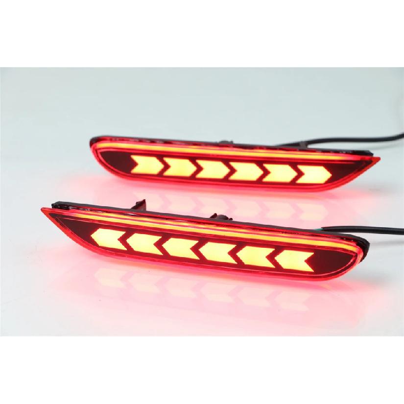 1Pair Multi-function Car LED Reflector Lamp Rear Fog Lamp Tail Rear Bumper Light Brake Light For Nissan Teana Altima 2019 2020