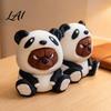 Modern Room Aesthetic Accessories 3D Printed Angry Bear Cute Panda Figurine Statue Small Figurine Animal Sculpture for Shelf
