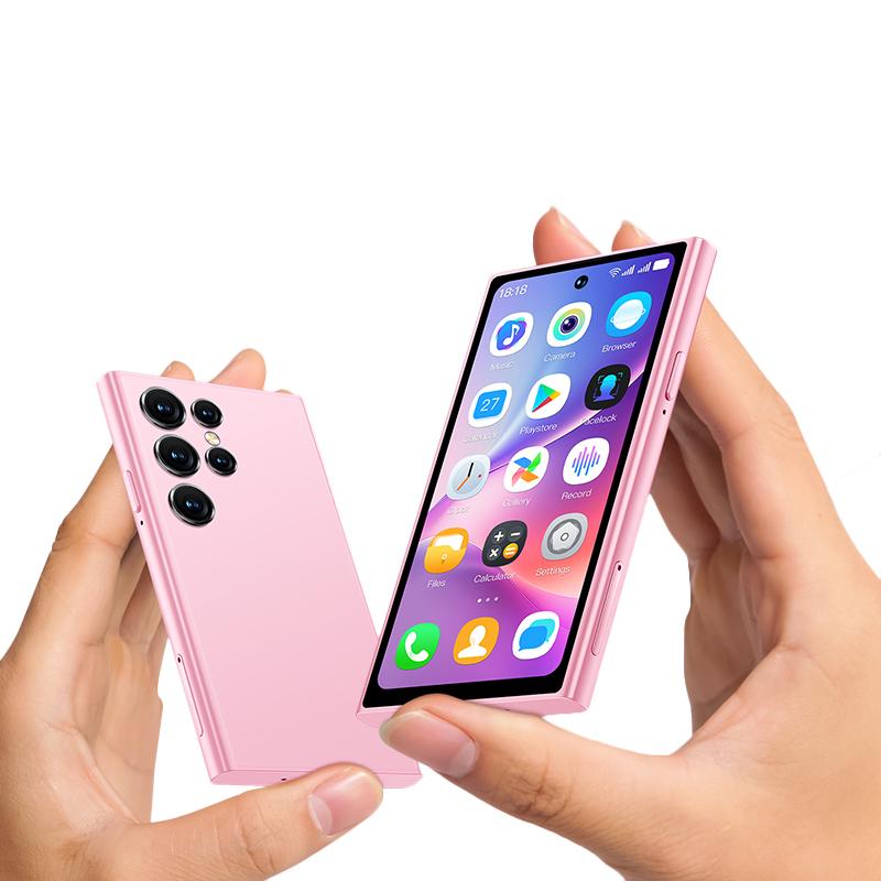 S25 Pro 3G Мини Мобильный Телефон WCDMA 4.0inches Четырехъядерный 2 ГБ ОЗУ 16 ГБ ПЗУ Type-C 2000 мАч Распознавание Лиц Android Смартфон