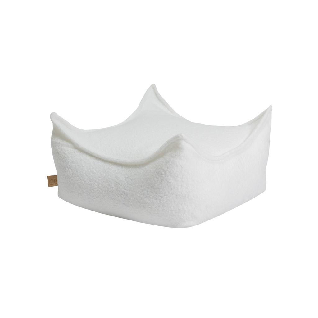 Квадратный пуф, букле