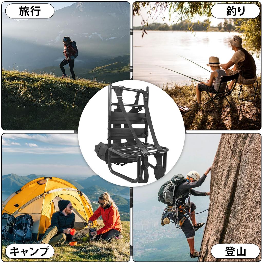 PAKESI Переноска Алюминий Грузоподъемность Высоко Амортизированные Плечевые Ремни и Пояс Ощущается Кость, Сплав, Прочный, 80 кг, Ремни, Легкий, Альпинизм, Кемпинг,