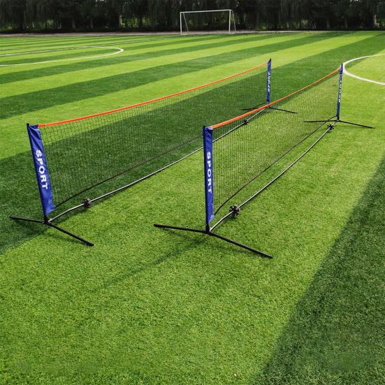 Сетка для бадминтона Утолщенная Складная Легкая установка Нейлоновая Спортивная Теннисная Сетка для улицы