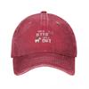 Life is Better with a Goat Distressed Cotton Baseball Cap for Unisex Women