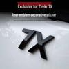 Zeekr 7X Черненый Спортивный Задний Эмблема Креативная Наклейка на Автомобиль