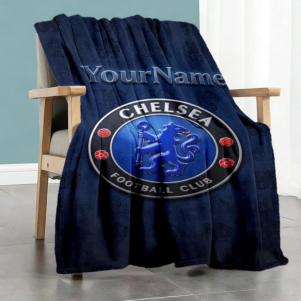 Chelsea Personalized Name Blanket Cozy Personalized Blanket Comfortable for Bedding Office Living Room Picnics for All Occasions