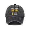 Beerholic Funny Baseball Cap Unisex Cotton Snapback for Parties Festivals Daily Comfortable Lightweight Hat