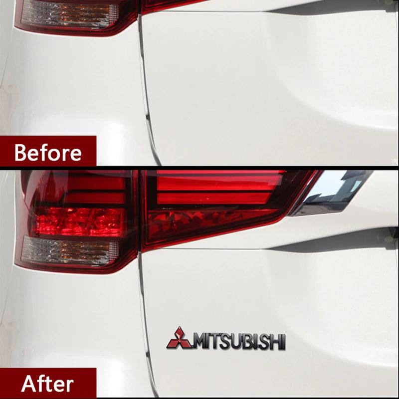 3D Metal Letters Car Side Trunk Emblem Sticker for Mitsubishi Outlander, Pajero, Lancer – Car Decoration