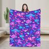 Динамичный Покемон Командное Приключение Плед Пикник Фланелевый Плед Для Гостиной Теплый Мягкий Качественный Покрывало Идея для Подарка