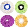 Useful 360 Rotating Head Easy Magic Microfiber Spinning Floor Mop Bucket Head Bathroom Supplies