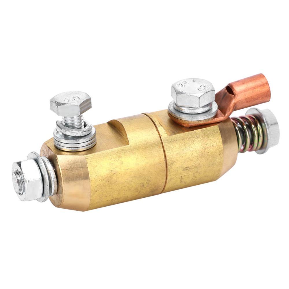 360 Degree Rotating Welding Ground Clamp Brass Construction Earth Connecting Clamp Repair Station