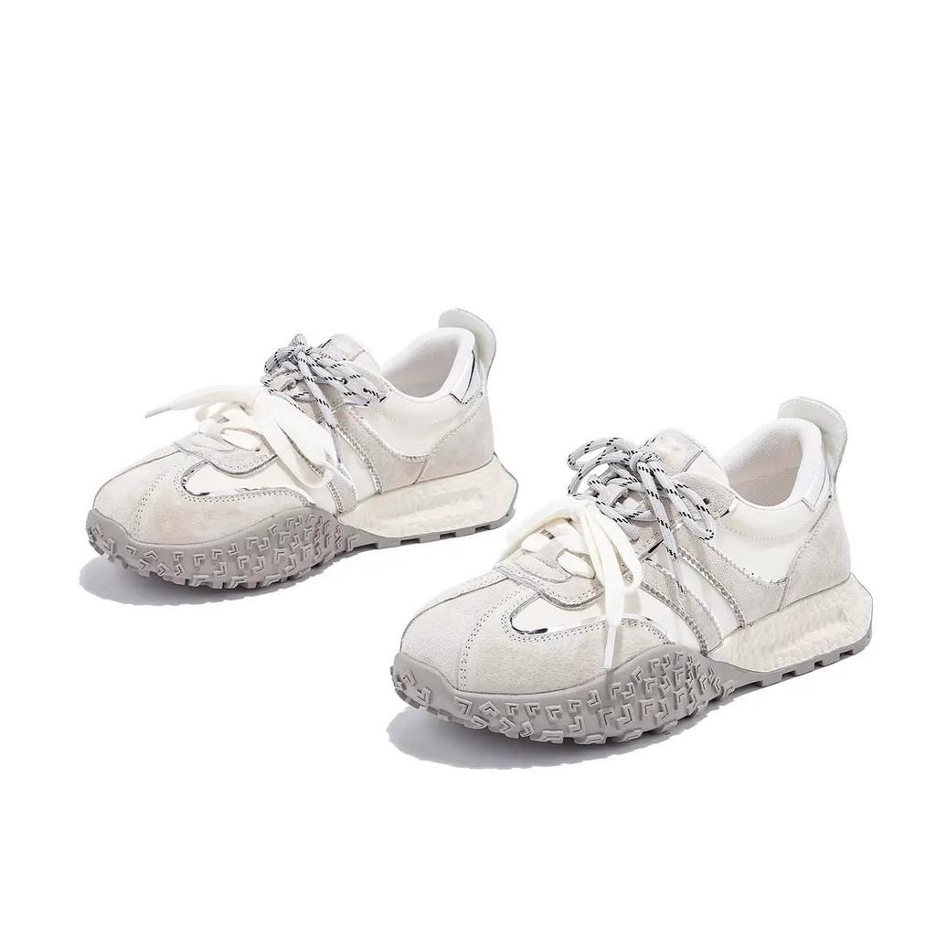 Модные универсальные кроссовки на платформе в немецком стиле женские 2025 новые удобные и легкие для ног маленькие повседневные спортивные кроссовки Forrest Gump