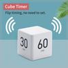 Белый цветной кубический кухонный таймер Кубические минуты таймера на время