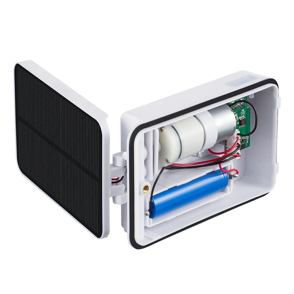 Солнечный кислородный насос AC DC USB Перезаряжаемый Аквариумный воздушный насос с воздушным шлангом для аквариума Аварийное питание при отключении электроэнергии