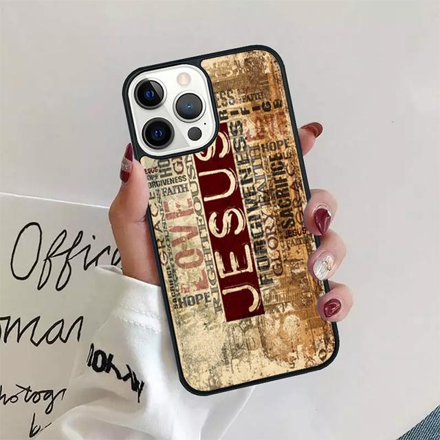 Библия Иисус Христианские цитаты Чехол для телефона Для iPhone 17 Air 15 16 14 13 12 Pro Max 11 Pro Max Plus Coque Shell