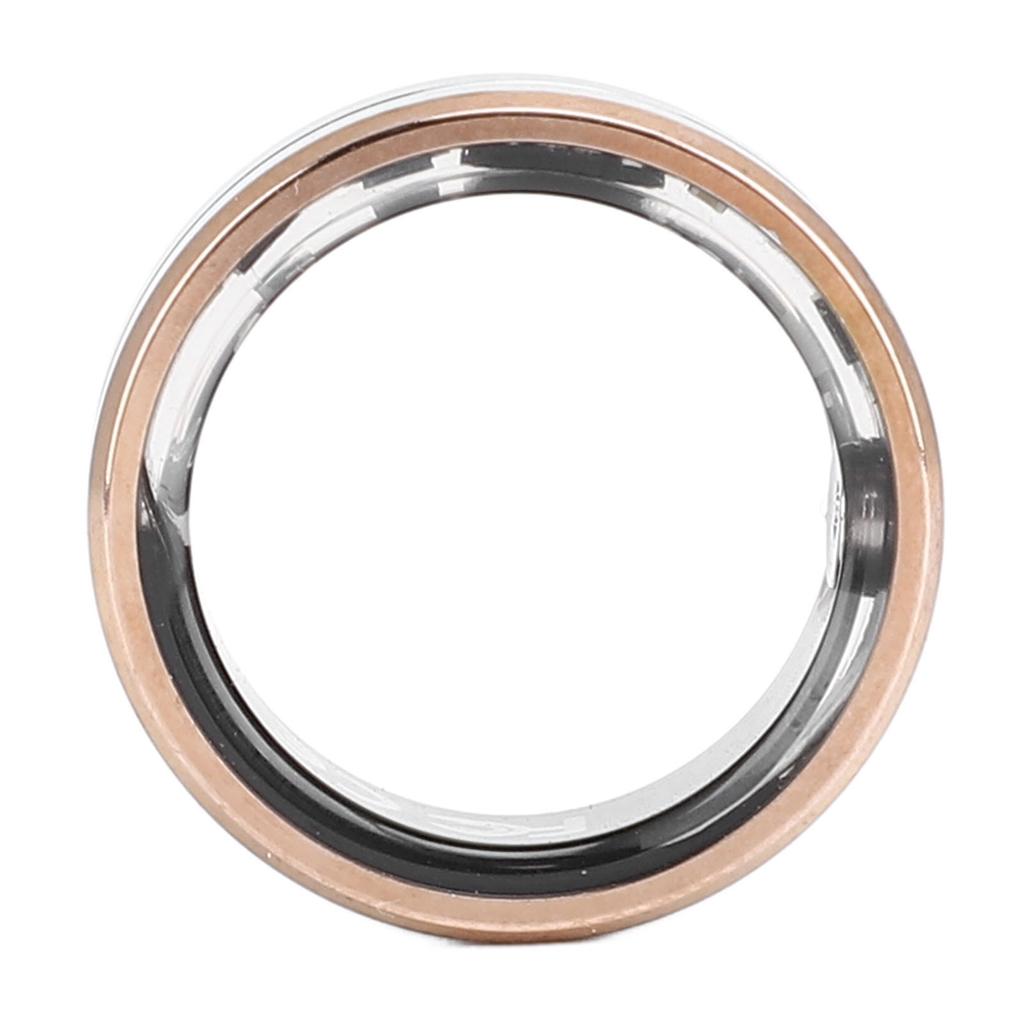 Smart Ring Fitness Tracker Stainless Steel IP68 Water Resistant Real Time Monitoring Smart Health