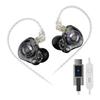 Наушники KZ Gale, Проводные, Type C, с Микрофоном, Внутриканальные HiFi, Стяжелый Бас, Наушники Высокого Разрешения, Удобные в Ношении, Маленькие и Легкие,