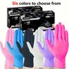 100-1 Disposable Nitrile Gloves -Waterproof, Durable, Lightweight, Suitable for Home Cleaning, Hair Dye Applications - Multifunctional Cleaning Gloves