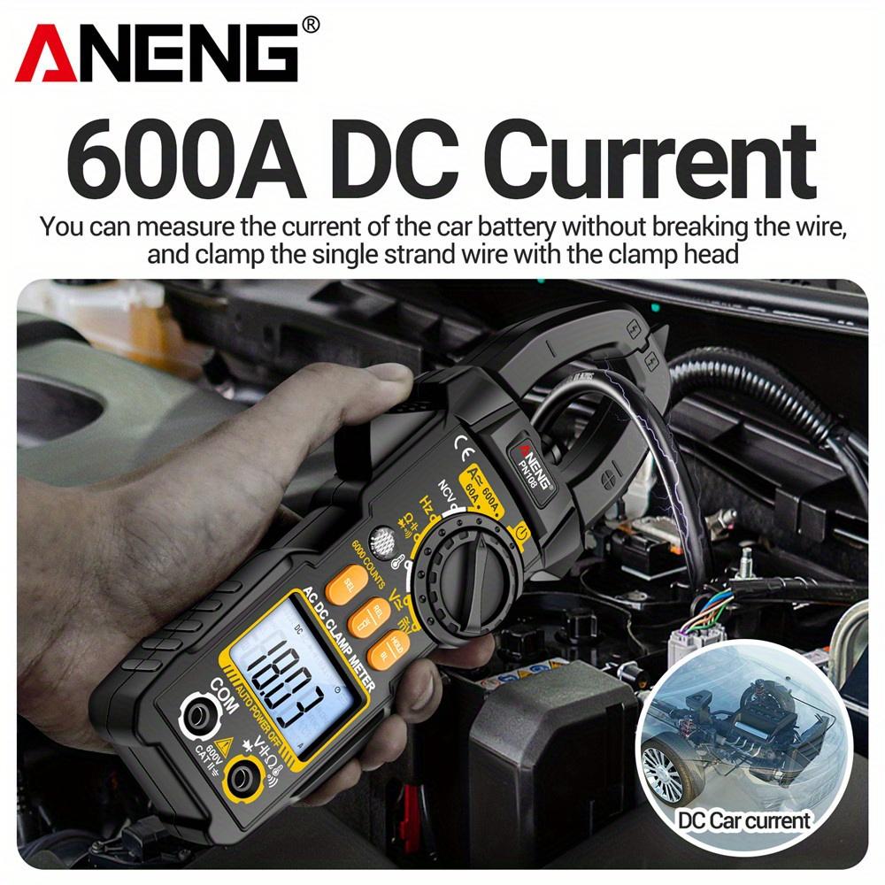 Токовые клещи Мультиметр 6000 отсчетов Тестер напряжения AC/DC ANENG PN108 600A Ток Сопротивление Емкость Высокоточный Измерительный Инструмент с Цифровым Дисплеем