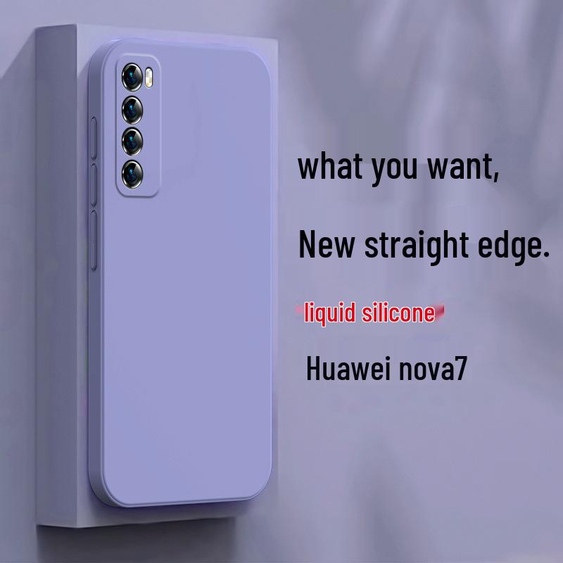 Защитный силиконовый чехол для телефона Huawei nova7, Чехол с полным покрытием, Защита от падений