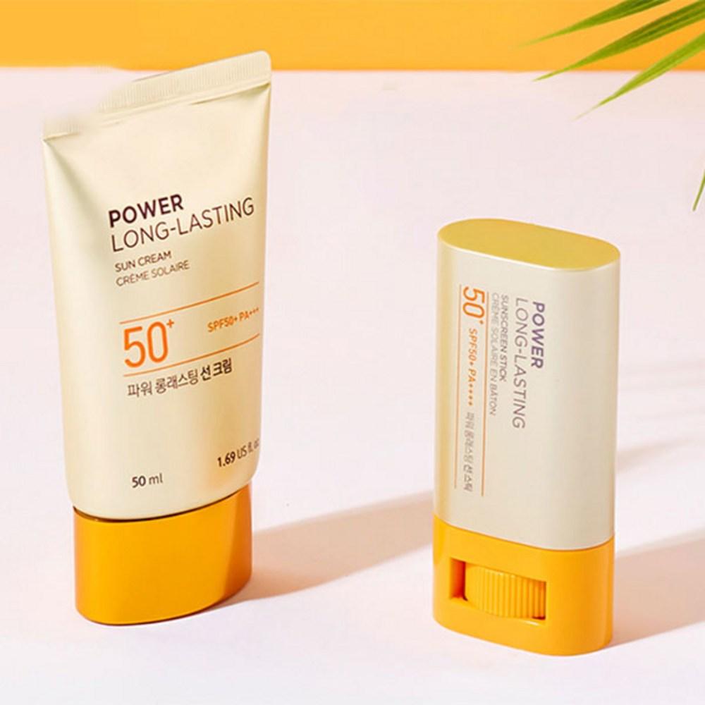 The Face Shop Natural Sun Eco Power Длительный солнцезащитный крем SPF50+ PA+++, 50 мл, 2 шт.