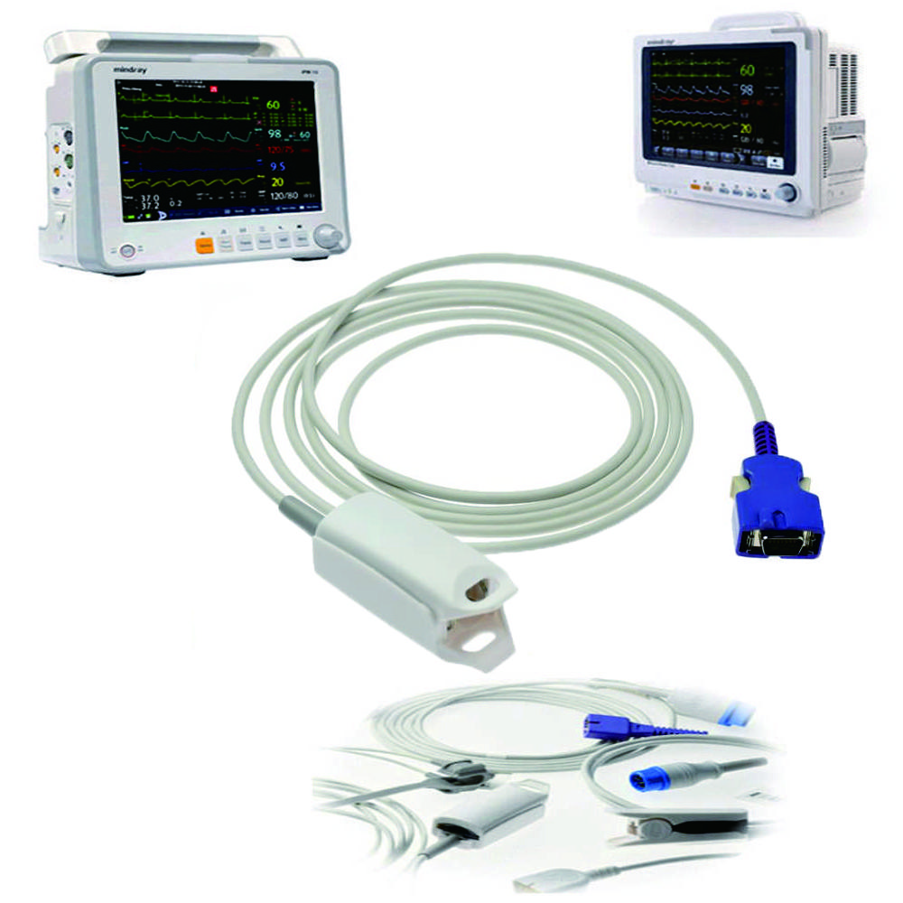Совместим с мониторами пациента NELLCOR N595 OXIMAX, многоразовым датчиком SPO2, пальцевым датчиком SPO2, мониторингом данных о насыщении крови кислородом.