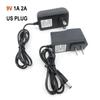 AC To DC Adaptor 9 Volt 9V 1A 2A 1000ma 2000ma US Power Supply Adapter Supply Transformer 1000ma 5.5*2.5mm Charger for USA
