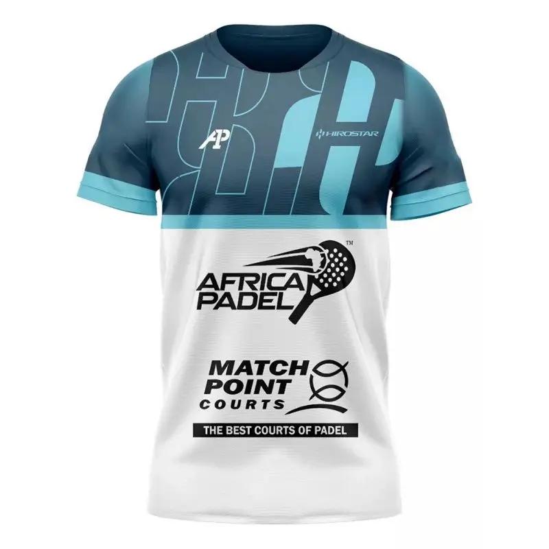 2024 новейшая летняя футболка с 3D принтом Padel Bullpadel мужской теннисный костюм летний спортивный настольный теннис бадминтон спортивная одежда дышащая