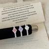 Colored Rose Zircon Ring Luxury Trendy Jewelry for Women
