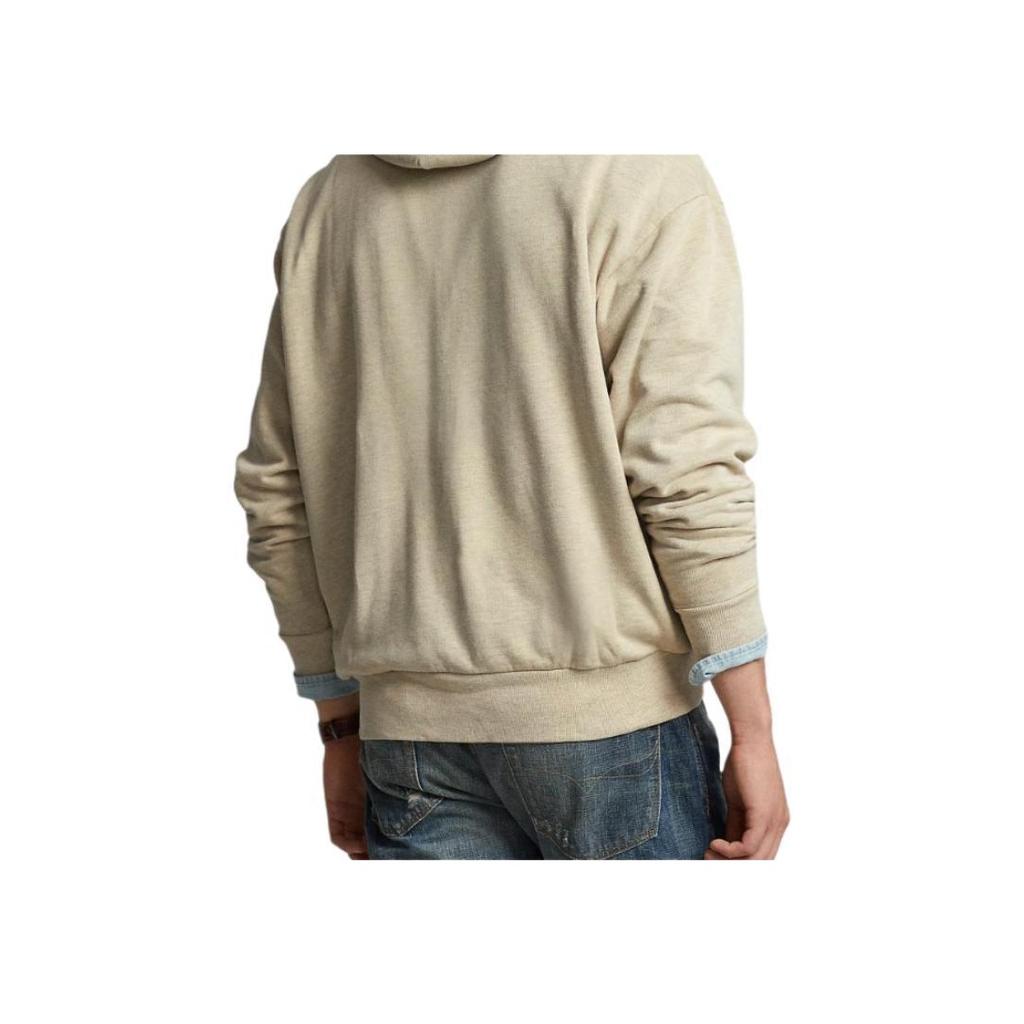 Мужская толстовка флис с капюшоном и длинным рукавом с вышивкой логотипа Polo Ralph Lauren FW25 MNPOKNI16822494-270