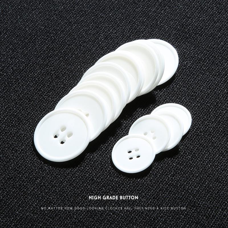 10 шт. Премиум белые керамические пуговицы для мужских и женских рубашек, пуговицы для рубашек, аксессуары для одежды, высококачественные пуговицы для брюк