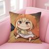 HHimouto Umaruchans animation cartoon Cushion Cover Pillow Case Soft Friendly Fabric  Concealed Zipper