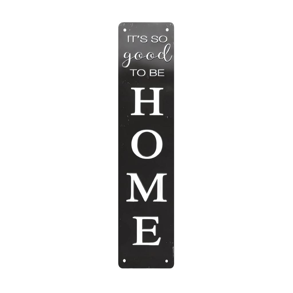 Retro WELCOME HOME Aluminum Sign Address Sign Funny Vintage Metal Sign For Garage Workshop Man Cave Club Bar Outdoor Wall Decor
