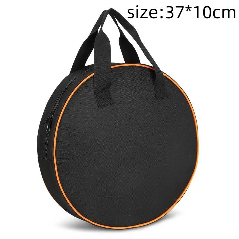 Car Charge Cable Bag Waterproof Oxford Cloth Storage Bags Round Car Tools Organizer Portable Hardware Charging Cable Storage Bag