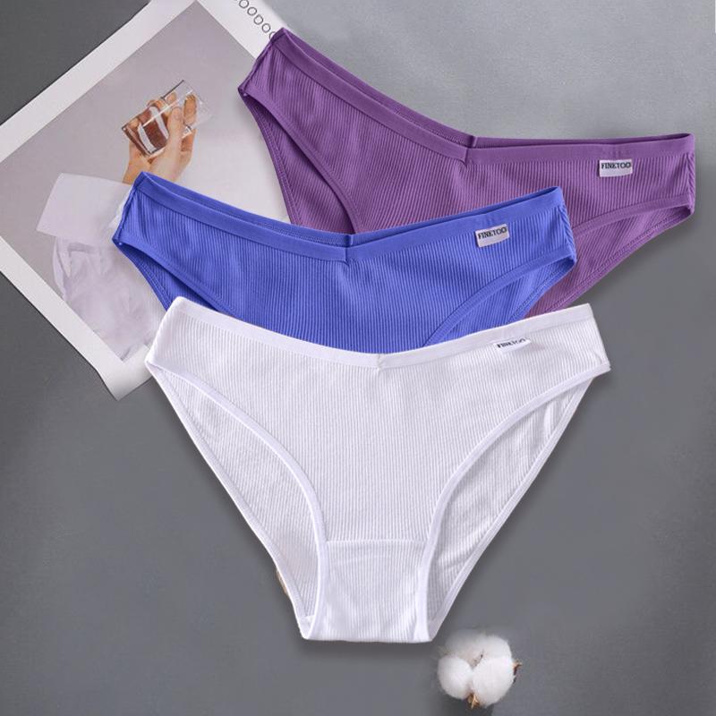 FINETOO 3 шт./компл. M-XXL женские сексуальные хлопковые трусики нижнее белье женские трусы женские трусы хлопковые трусики нижнее белье для девочек