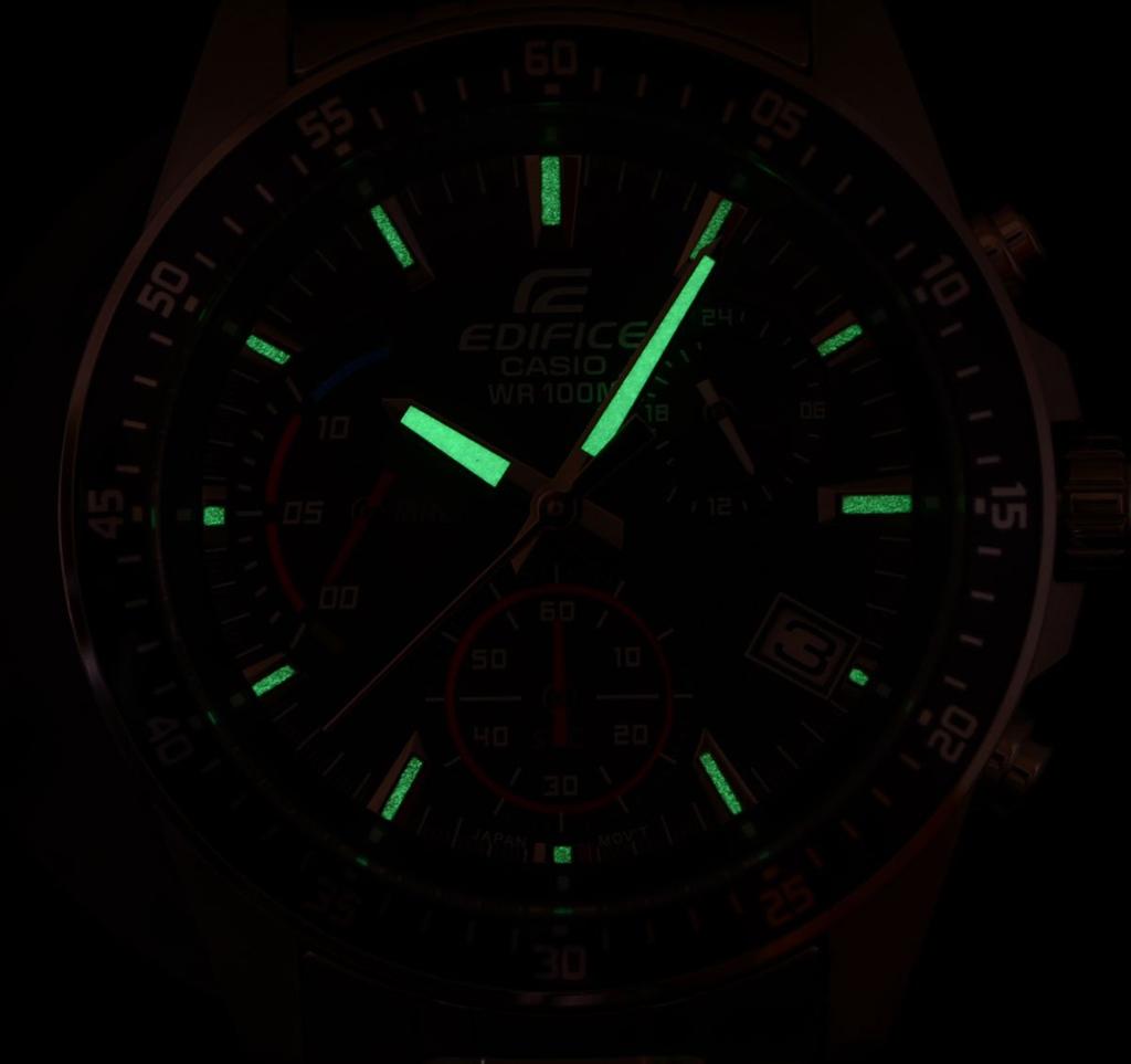 Casio Edifice 100m Water Chronograph EFV-540D-1A2VUDF Men's Watch, Resistant