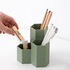 Green Desk supplies Plastic Pencil Organizer Desktop Accessories Pencil Jars  Office