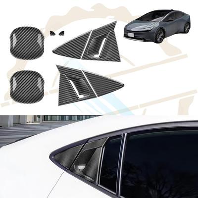 DodoxDIY Совместимые Аксессуары для Нового Prius 60 Серии Накладка на Вентиляционную Панель Отделка Тюнинг Пользовательские Детали Интерьера Стиль Карбон
