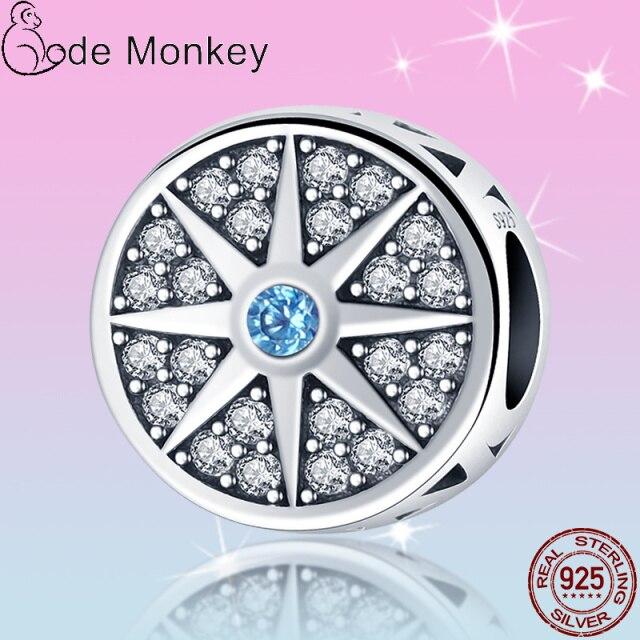 Plata Charms Of Ley 925 Silver Starry Sky Charms Air Balloon Charm Fit Fashion 925 Original Bracelets Pulseira Diy