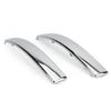 For Fiat 500 2007 2008 2009 2010 2011 2012-2015 Chrome Silver Front Bumper Upper Grill Moulding Lower Trim 735455056 735455057