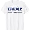 Funny Gift Donald Trump Take Back 2024 Donald Trump 4th of July T-Shirt Men Clothing Printed Graphic T Shirts