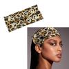Повязка на голову в стиле панк с полым принтом под животное и шипами для женщин, с регулируемым дизайном и дышащей тканью
