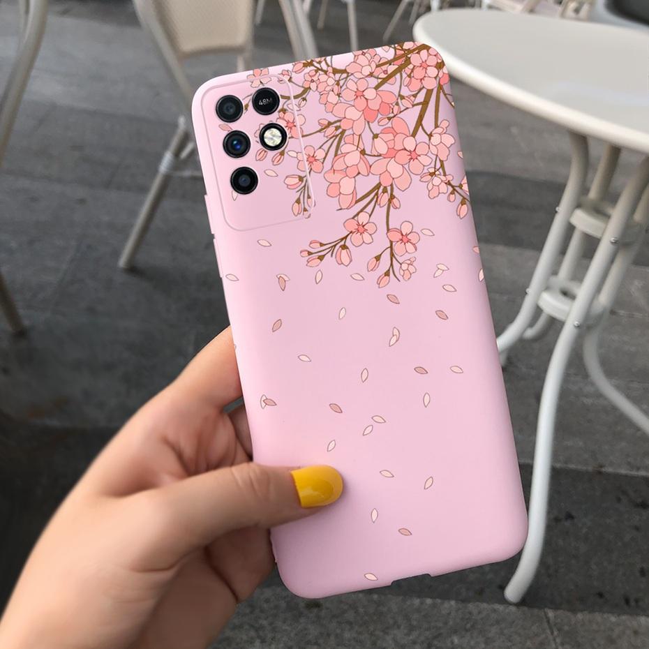 Чехол для Infinix Note 10 Note 10 Pro Красивая Девочка Цветочный Рисунок Чехол для Телефона Мягкий Силиконовый Чехол Для Infinix Note10 Pro 10 Pro